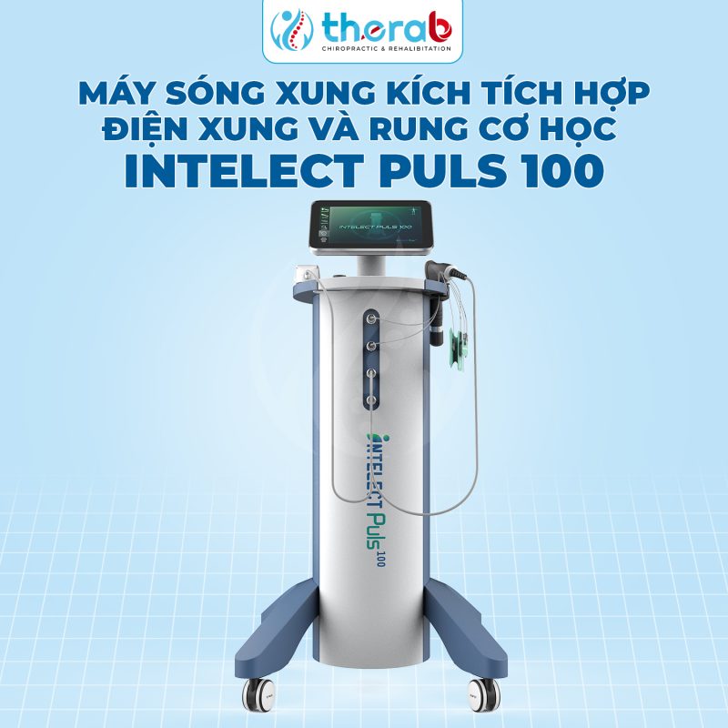 Máy sóng xung kích tích hợp điện xung và rung cơ học INTELECT PULS 100