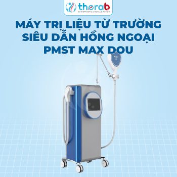 Máy trị liệu từ trường siêu dẫn hồng ngoại PMST MAX DOU - 2 tay cầm