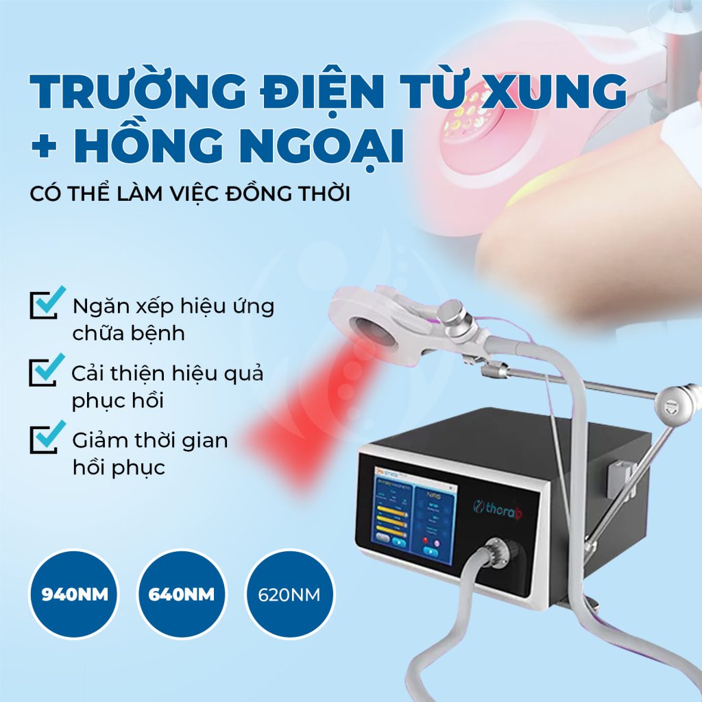 Máy từ trường điều trị siêu dẫn hồng ngoại kết hợp laser THR-14-31