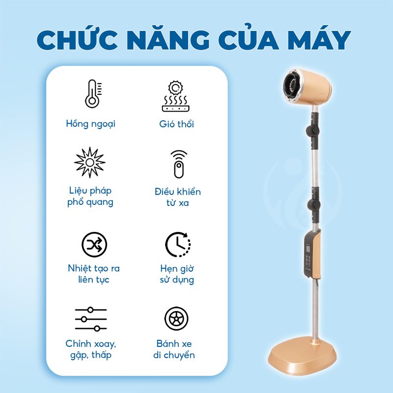 Máy Xông Ngải Hồng Ngoại - Đả Thông Kinh Lạc