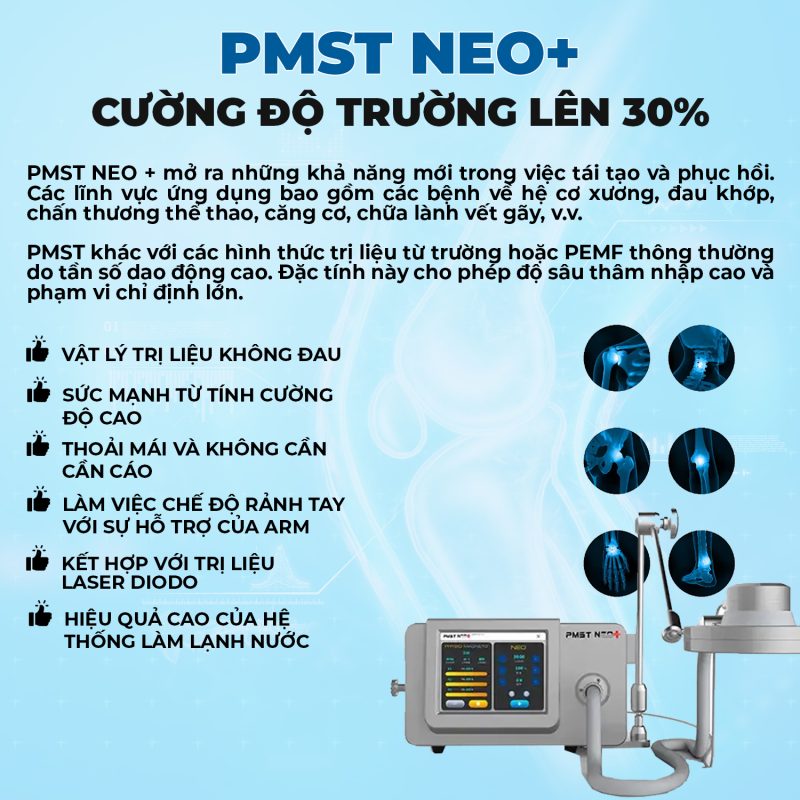 Máy từ trường trị liệu siêu dẫn laser lạnh PMST NEO+